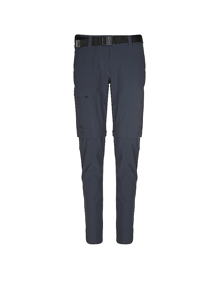 MAIER SPORTS Damen ZipOff-Wanderhose Inara Slim Zip grau | 34